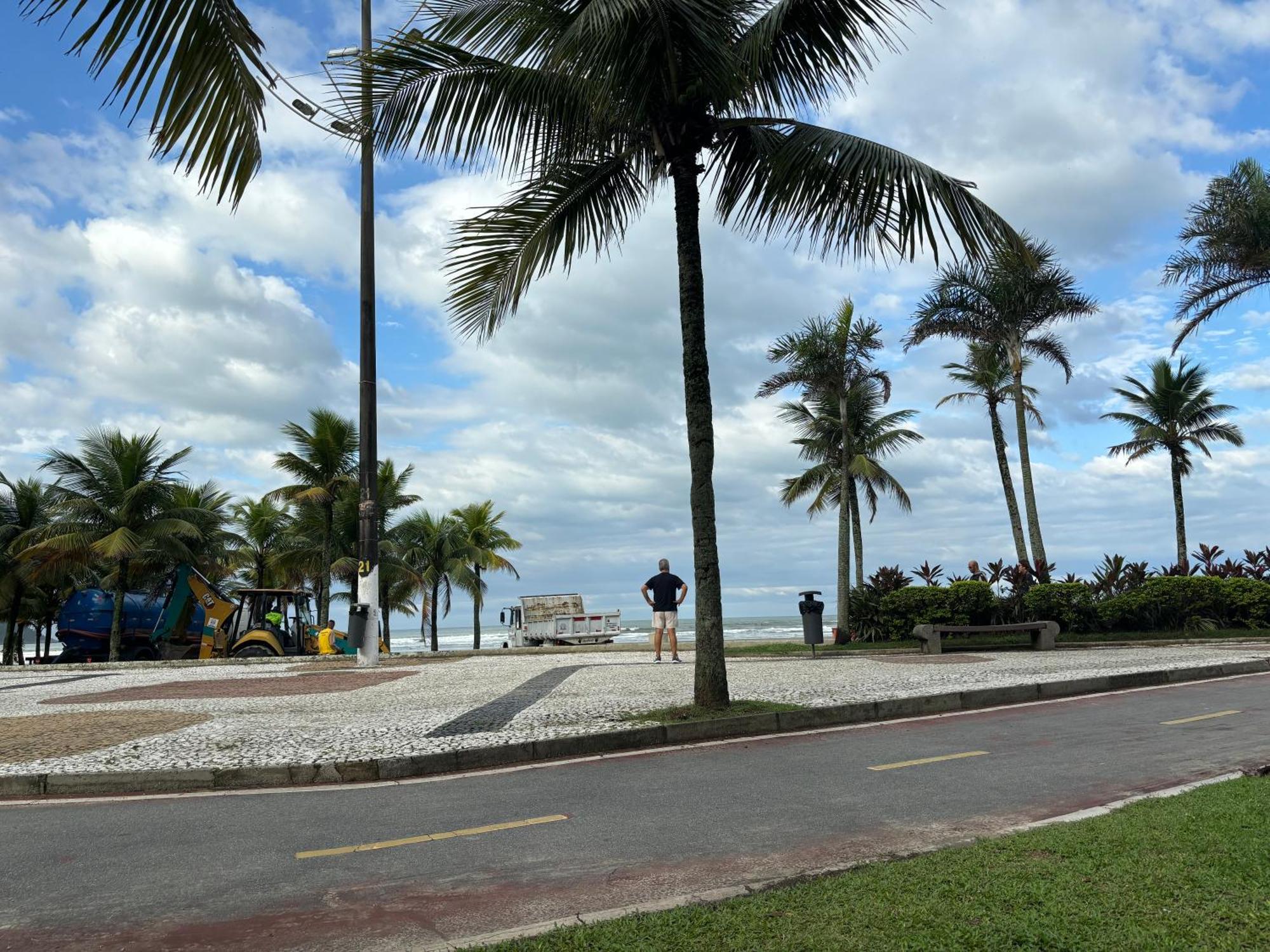 Novo Apto Canto Do Forte, Rua Praia Vista Montanha, Com Wi Fi, Homebeach10, 01 Vaga De Garagem, Melhores Restaurantes Ao Lado Πράια Γκράντε Εξωτερικό φωτογραφία