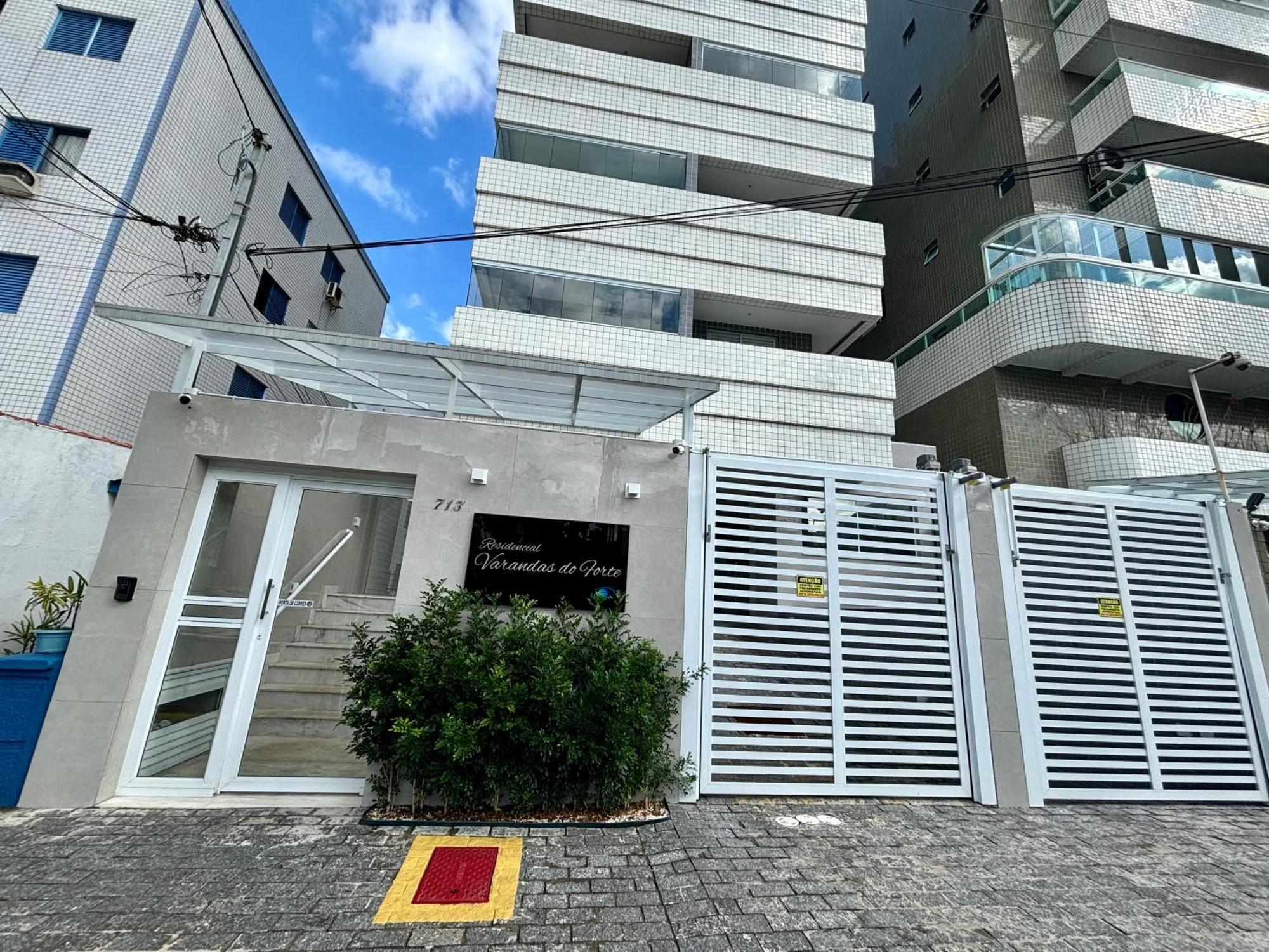Novo Apto Canto Do Forte, Rua Praia Vista Montanha, Com Wi Fi, Homebeach10, 01 Vaga De Garagem, Melhores Restaurantes Ao Lado Πράια Γκράντε Εξωτερικό φωτογραφία