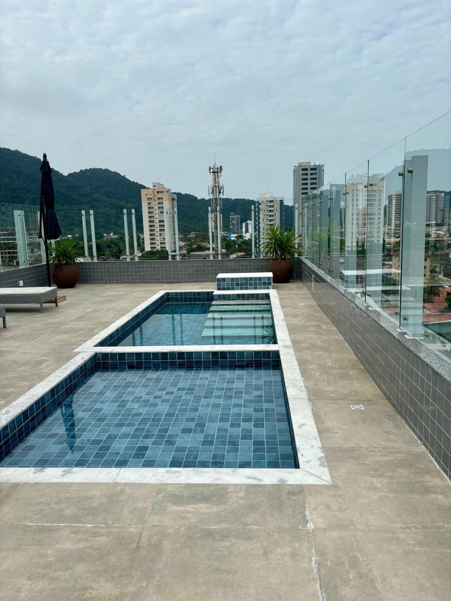 Novo Apto Canto Do Forte, Rua Praia Vista Montanha, Com Wi Fi, Homebeach10, 01 Vaga De Garagem, Melhores Restaurantes Ao Lado Πράια Γκράντε Εξωτερικό φωτογραφία